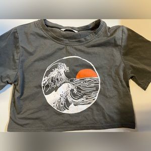 ❤️ Adorable Cropped Graphic Tee, Size S